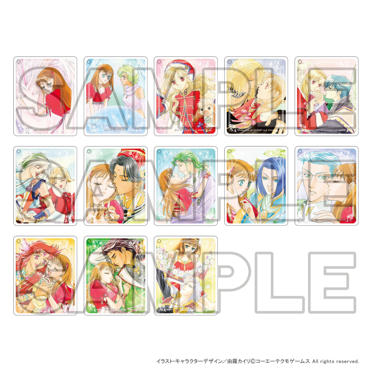 ネオロマンス30周年記念 グラッテ アクリルコースター アンジェリーク A ネオロマンス30周年記念 グラッテ アクリルコースター アンジェリーク