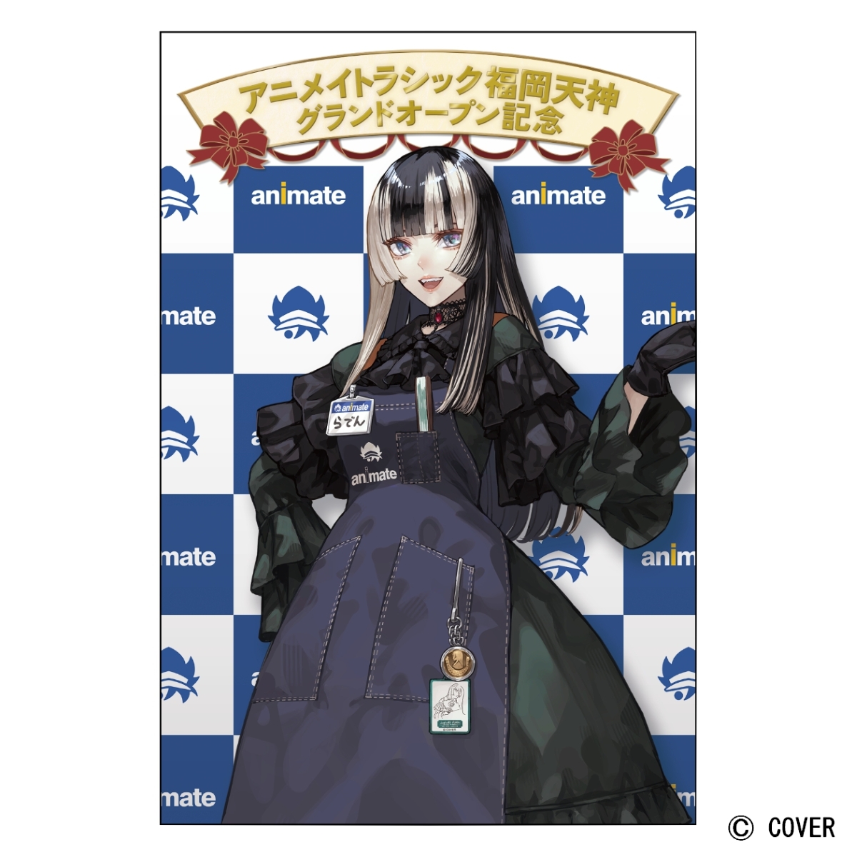 儒烏風亭らでん全新绘制插图插画卡赠送
