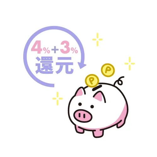 チャージ＆お支払いでポイントをWゲット